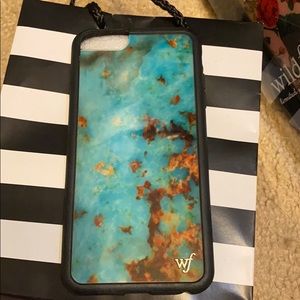 Wildflower Teal Marble Case iPhone 6 and 6S Plus